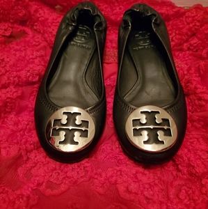 Girls Tory Burch Minnie Ballet Flats